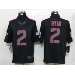 nike nfl jerseys atlanta falcons #2 matt ryan black[nike limited]