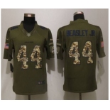 nike nfl jerseys atlanta falcons #44 beasley jr army green[nike Limited Salute To Service][beasleyjr]