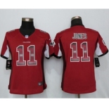 Women Nike Atlanta Falcons #11 Julio Jones Red Strobe Jersey