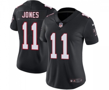 Women's Atlanta Falcons #11 Julio Jones Black Alternate Vapor Untouchable Limited Player Football Jersey