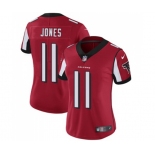 Women's Atlanta Falcons #11 Julio Jones Red Team Color Vapor Untouchable Limited Player Football Jersey