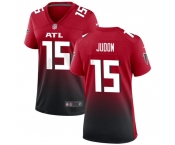 Women's Atlanta Falcons #15 Matthew Judon Red Black Stitched Jersey