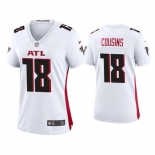 Women's Atlanta Falcons #18 Kirk Cousins White Stitched Jersey