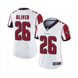 Women's Atlanta Falcons #26 Isaiah Oliver White Vapor Untouchable Limited Player Football Jersey