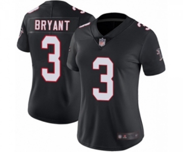 Women's Atlanta Falcons #3 Matt Bryant Black Alternate Vapor Untouchable Limited Player Football Jersey