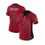 Women's Atlanta Falcons #3 Matt Bryant Limited Red Rush Drift Fashion Football Jersey