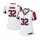 Women's Atlanta Falcons #32 Johnathan Cyprien Game White Football Jersey