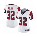 Women's Atlanta Falcons #32 Qadree Ollison White Vapor Untouchable Limited Player Football Jersey