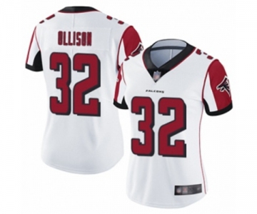 Women's Atlanta Falcons #32 Qadree Ollison White Vapor Untouchable Limited Player Football Jersey