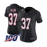 Women's Atlanta Falcons #37 Ricardo Allen Black Alternate Vapor Untouchable Limited Player 100th Season Football Jersey