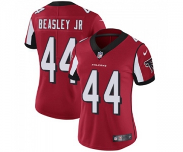 Women's Atlanta Falcons #44 Vic Beasley Red Team Color Vapor Untouchable Limited Player Football Jersey