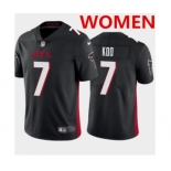 Women's Atlanta Falcons #7 Younghoe Koo New Black Vapor Untouchable Limited Stitched NFL Jersey