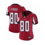 Women's Atlanta Falcons #80 Luke Stocker Red Team Color Vapor Untouchable Limited Player Football Jersey