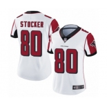 Women's Atlanta Falcons #80 Luke Stocker White Vapor Untouchable Limited Player Football Jersey