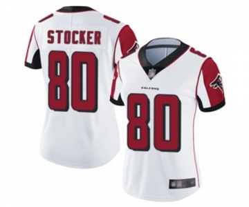 Women's Atlanta Falcons #80 Luke Stocker White Vapor Untouchable Limited Player Football Jersey