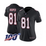 Women's Atlanta Falcons #81 Austin Hooper Black Alternate Vapor Untouchable Limited Player 100th Season Football Jersey