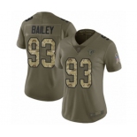 Women's Atlanta Falcons #93 Allen Bailey Limited Olive Camo 2017 Salute to Service Football Jersey