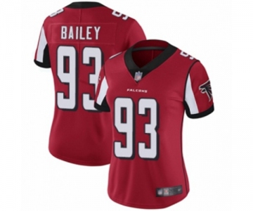 Women's Atlanta Falcons #93 Allen Bailey Red Team Color Vapor Untouchable Limited Player Football Jersey