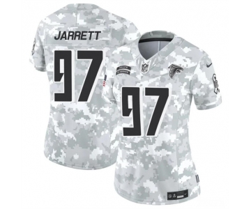 Women's Atlanta Falcons #97 Grady Jarrett 2024 F.U.S.E Arctic Camo Salute To Service Limited Stitched Football Jersey