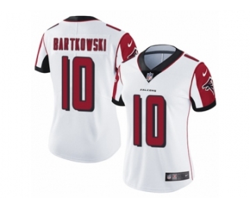 Women's Nike Atlanta Falcons #10 Steve Bartkowski Vapor Untouchable Limited White NFL Jersey