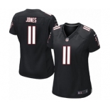 Women's Nike Atlanta Falcons #11 Julio Jones Black Alternate NFL Jersey