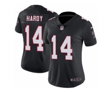 Women's Nike Atlanta Falcons #14 Justin Hardy Vapor Untouchable Limited Black Alternate NFL Jersey