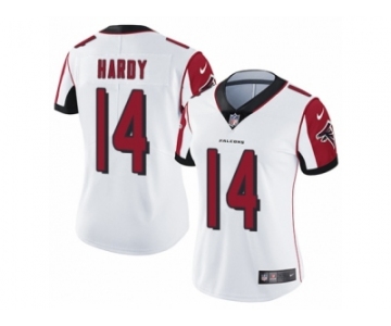 Women's Nike Atlanta Falcons #14 Justin Hardy Vapor Untouchable Limited White NFL Jersey