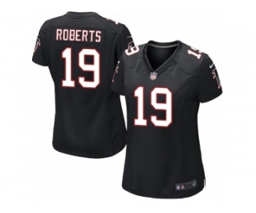 Women's Nike Atlanta Falcons #19 Andre Roberts Limited Black Alternate NFL Jersey