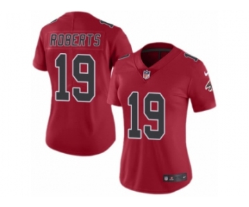 Women's Nike Atlanta Falcons #19 Andre Roberts Limited Red Rush NFL Jersey