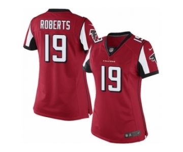 Women's Nike Atlanta Falcons #19 Andre Roberts Limited Red Team Color NFL Jersey