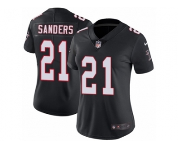 Women's Nike Atlanta Falcons #21 Deion Sanders Vapor Untouchable Limited Black Alternate NFL Jersey