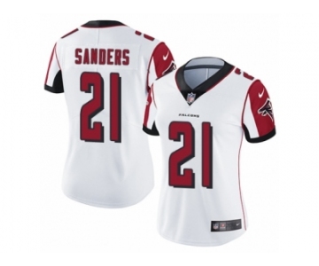 Women's Nike Atlanta Falcons #21 Deion Sanders Vapor Untouchable Limited White NFL Jersey