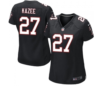 Women's Nike Atlanta Falcons #27 Damontae Kazee Game Black Alternate NFL Jersey