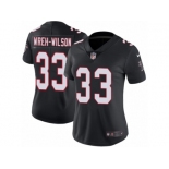 Women's Nike Atlanta Falcons #33 Blidi Wreh-Wilson Black Alternate Vapor Untouchable Limited Player NFL Jersey