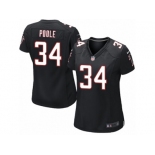 Women's Nike Atlanta Falcons #34 Brian Poole Limited Black Alternate NFL Jersey