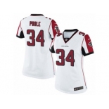 Women's Nike Atlanta Falcons #34 Brian Poole Limited White NFL Jersey