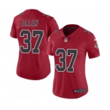 Women's Nike Atlanta Falcons #37 Ricardo Allen Limited Red Rush Vapor Untouchable NFL Jersey