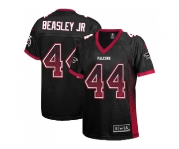 Women's Nike Atlanta Falcons #44 Vic Beasley Jr Black Alternate Stitched NFL Elite Drift Fashion Jersey