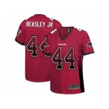 Women's Nike Atlanta Falcons #44 Vic Beasley Jr Red Team Color Stitched NFL Elite Drift Fashion Jersey