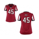 Women's Nike Atlanta Falcons #45 Deion Jones Red Team Color NFL Jersey