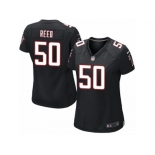 Women's Nike Atlanta Falcons #50 Brooks Reed Limited Black Alternate NFL Jersey