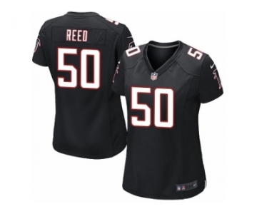 Women's Nike Atlanta Falcons #50 Brooks Reed Limited Black Alternate NFL Jersey