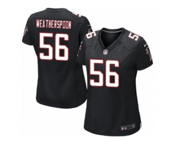 Women's Nike Atlanta Falcons #56 Sean Weatherspoon Limited Black Alternate NFL Jersey