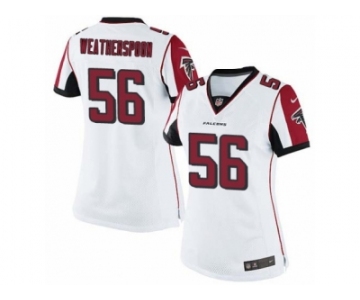 Women's Nike Atlanta Falcons #56 Sean Weatherspoon Limited White NFL Jersey