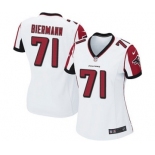 Women's Nike Atlanta Falcons #71 Kroy Biermann Game White NFL Jersey