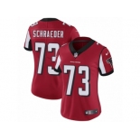 Women's Nike Atlanta Falcons #73 Ryan Schraeder Vapor Untouchable Limited Red Team Color NFL Jersey