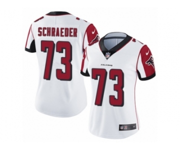 Women's Nike Atlanta Falcons #73 Ryan Schraeder Vapor Untouchable Limited White NFL Jersey