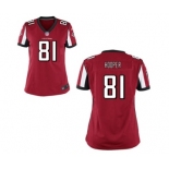 Women's Nike Atlanta Falcons #81 Austin Hooper Red Team Color NFL Jersey