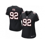 Women's Nike Atlanta Falcons #92 Dontari Poe Limited Black Alternate NFL Jersey