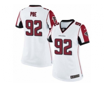 Women's Nike Atlanta Falcons #92 Dontari Poe Limited White NFL Jersey